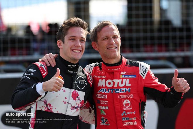 ニスモフェスティバル2023でのサッシャ・フェネストラズとロニー・クインタレッリ