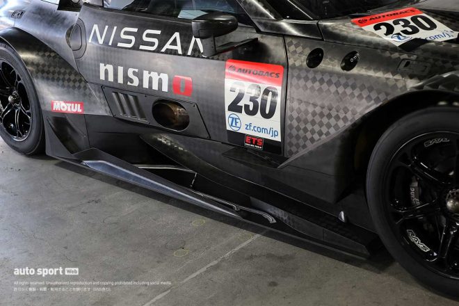 2024年型ニッサンZ GT500のラテラルダクト