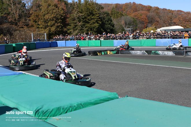 ホンダ・レーシングカート・カップには14名のドライバーとライダーが参加した