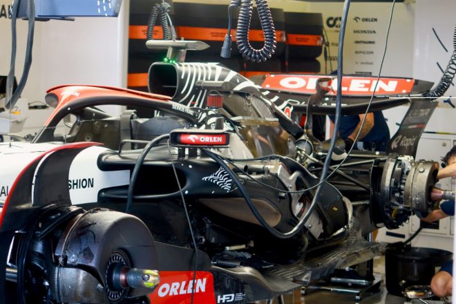 2023年F1アブダビテスト　岩佐歩夢（アルファタウリ）