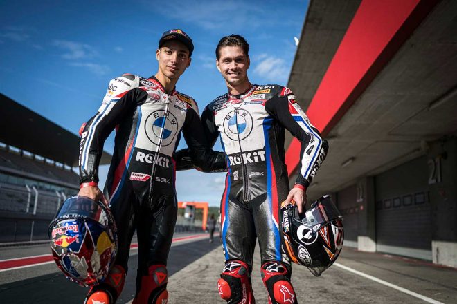 トプラク・ラズガットリオグル、マイケル・ファン・デル・マーク（ROKiT BMW Motorrad WorldSBK Team）／ポルティマオテスト
