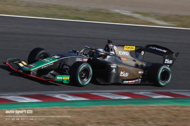 2023スーパーフォーミュラ合同／ルーキーテスト　笹原右京（VANTELIN TEAM TOM’S）