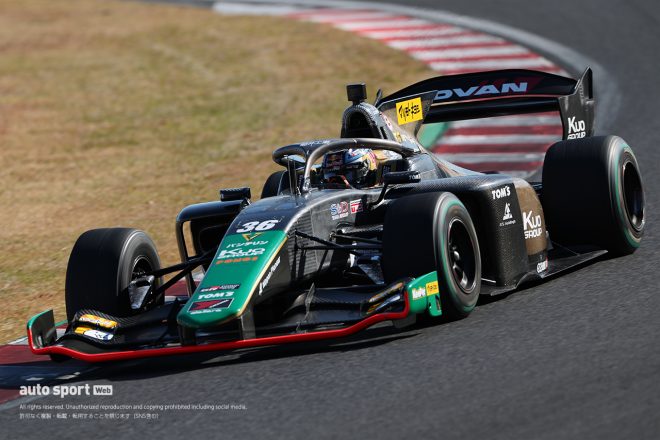2023スーパーフォーミュラ合同／ルーキーテスト　笹原右京（VANTELIN TEAM TOM’S）