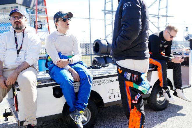 ライリー(74号車オレカ07・ギブソン)からデイトナ24時間レースに参戦するフェリペ・マッサもテストに参加した