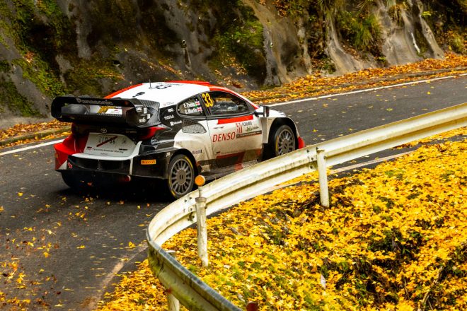 エルフィン・エバンス／スコット・マーティン組（トヨタGRヤリス・ラリー1）　2023年WRC第13戦ラリージャパン