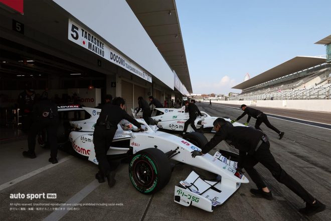 2023スーパーフォーミュラ合同／ルーキーテスト　牧野任祐（DOCOMO TEAM DANDELION RACING）
