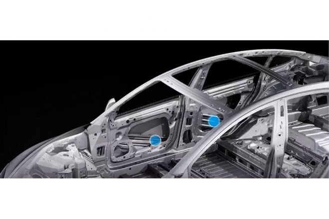 フロント・リアのインナーフレーム補強 