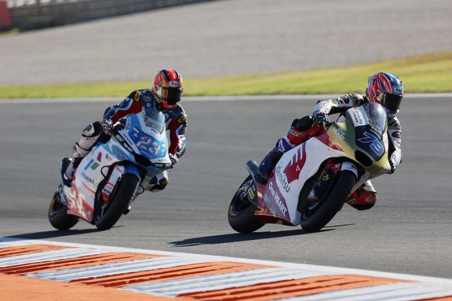 Moto2：小椋藍（IDEMITSU Honda Team Asia）、羽田太河（Pertamina Mandalika SAG Team）／2023MotoGP第20戦バレンシアGP