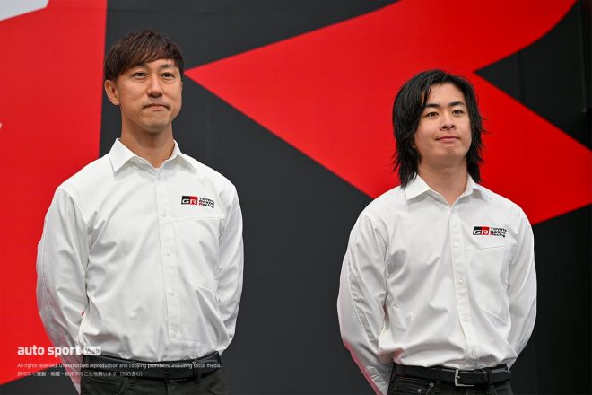 2024年にKeePer CERUMO GR Supraをドライブすることになった石浦宏明と大湯都史樹