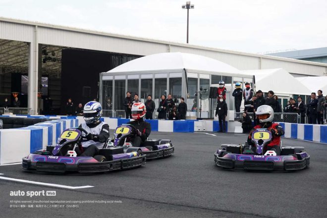 シティサーキット東京ベイで開催された『TGRドライバー勝ち抜きカートバトル！』の様子