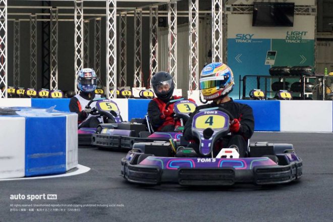 シティサーキット東京ベイで開催された『TGRドライバー勝ち抜きカートバトル！』の様子