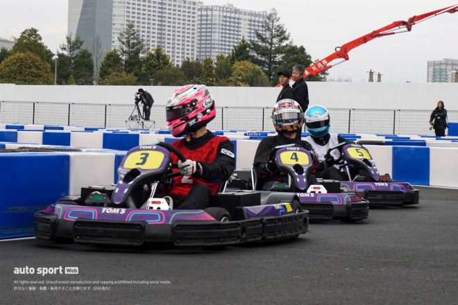 シティサーキット東京ベイで開催された『TGRドライバー勝ち抜きカートバトル！』の様子