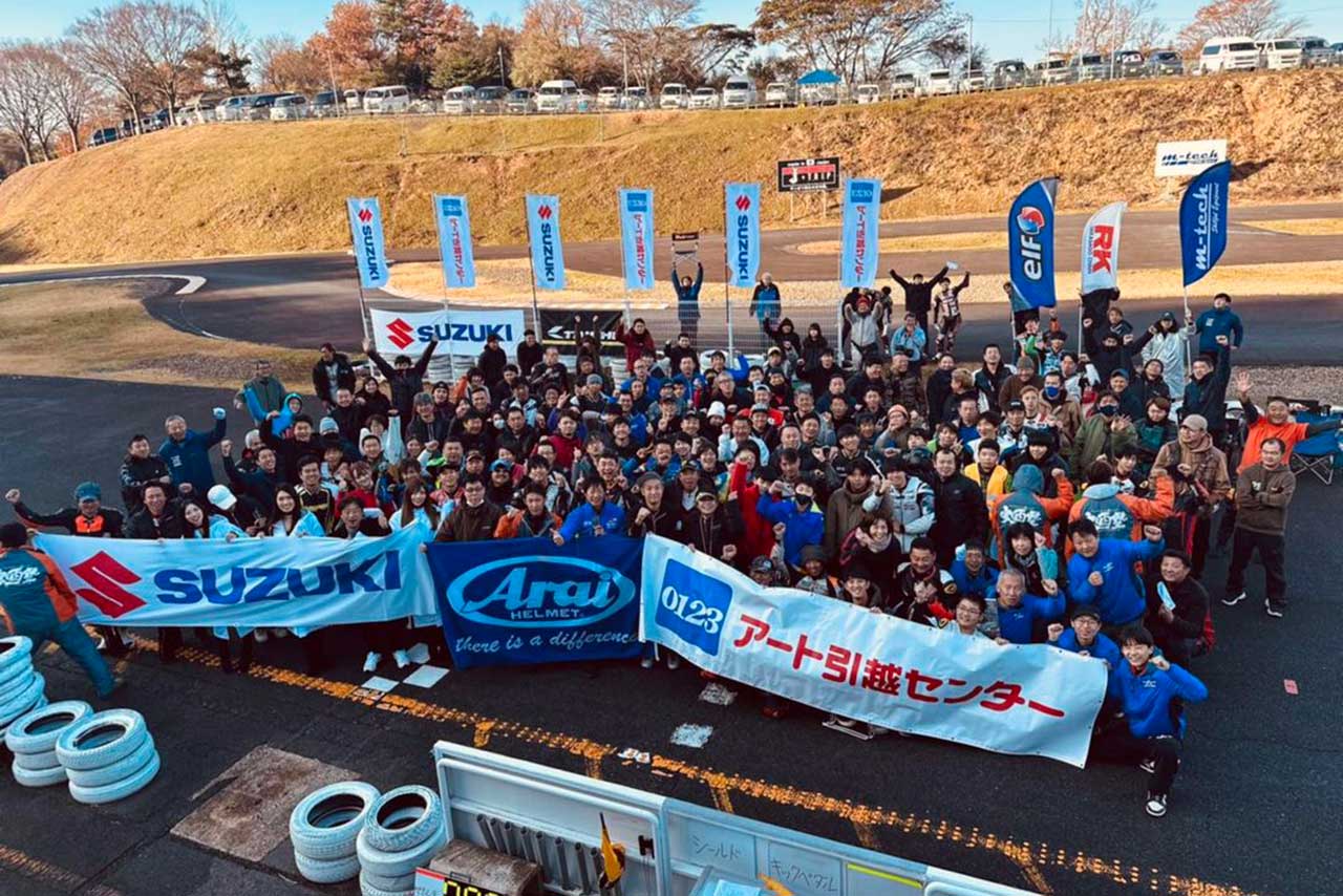 第19回北川圭一杯ミニバイクレース 集合写真