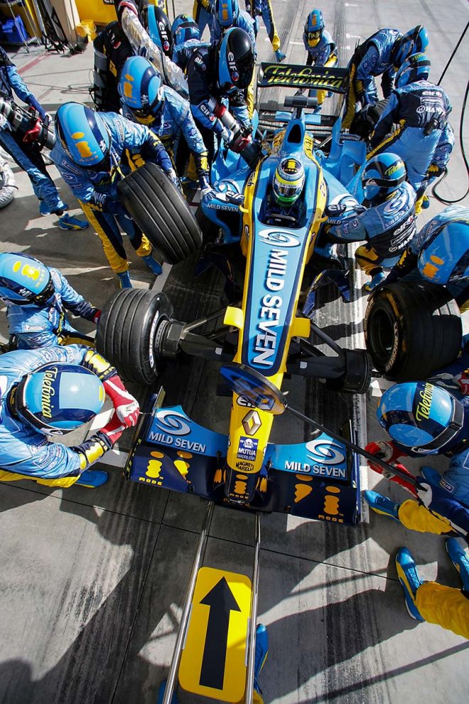 2006年F1バーレーンGP　開幕戦からのリタイアとなったが次戦マレーシアでは優勝を飾ることになった
