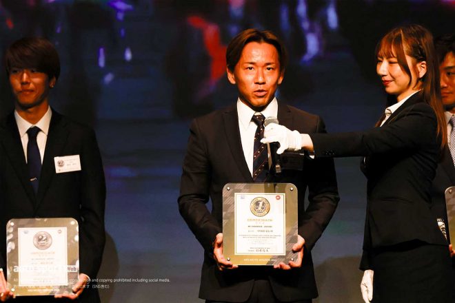 JSB1000王者の中須賀克行／MFJ MOTO AWARDS 2023 全日本選手権ランキング認定表彰式