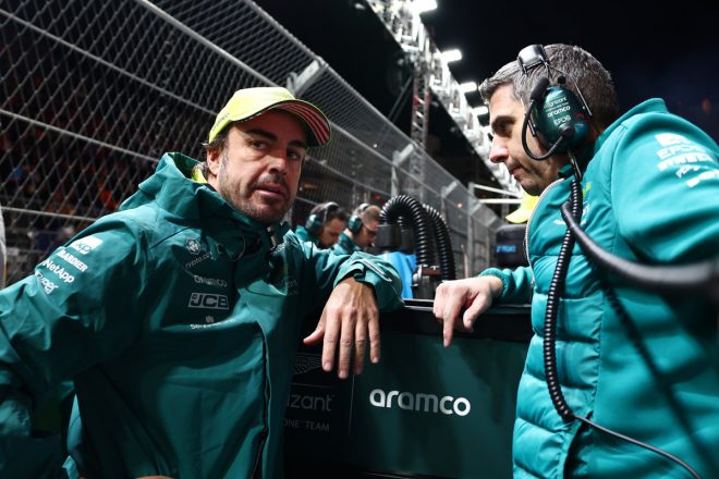 2023年F1第22戦ラスベガスGP　フェルナンド・アロンソ（アストンマーティン）