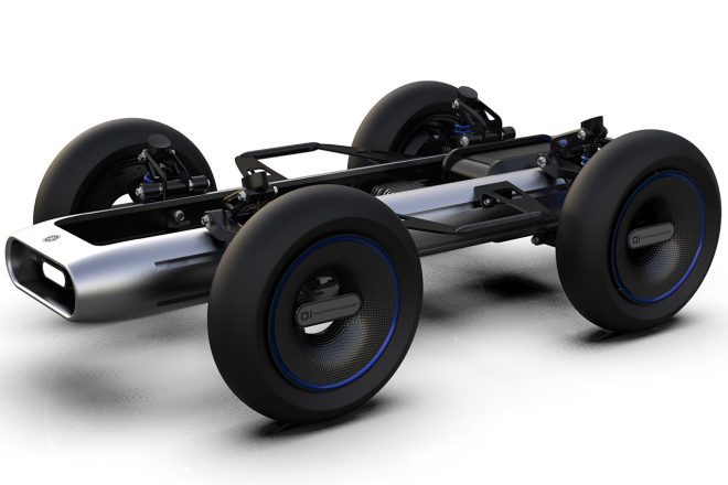 小型低速EVの汎用プラットフォームとして開発された『YAMAHA MOTOR PLATFORM CONCEPT』