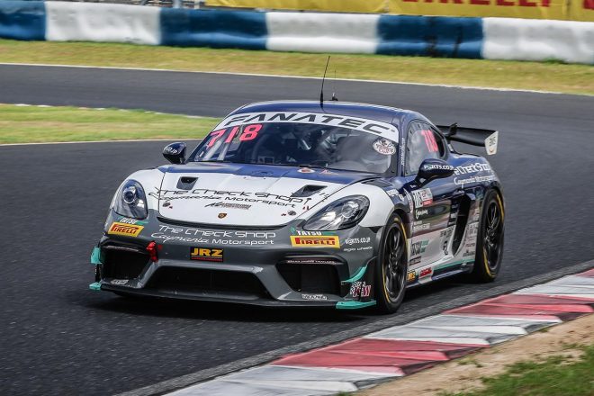 2023年はGTワールドチャレンジ・アジアのGT4クラスで戦ったチェックショップ・ケイマニア・レーシングのポルシェ
