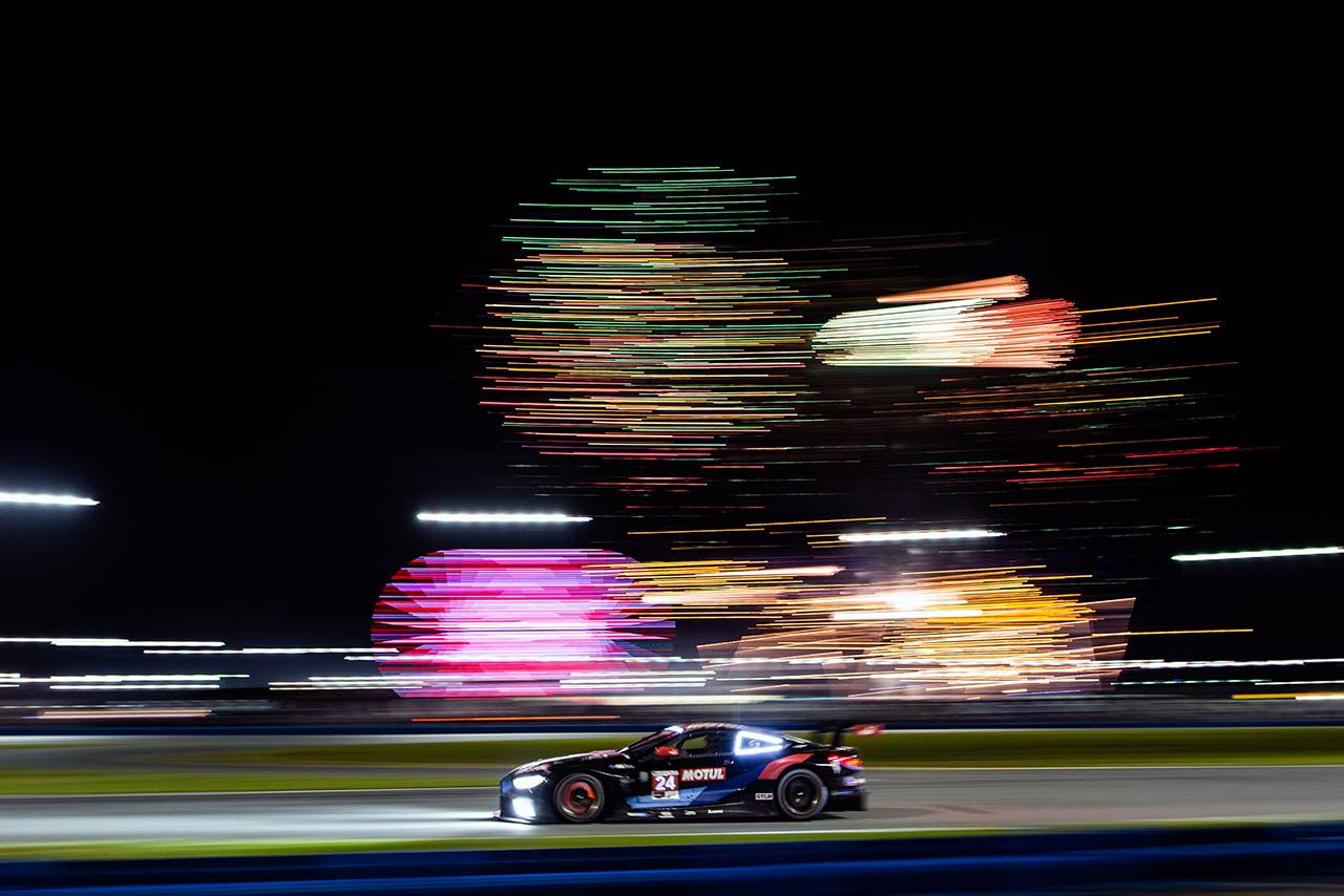 2020年のデイトナ24時間レースGTLMクラスを制したBMW チームRLLのBMW M8 GTE