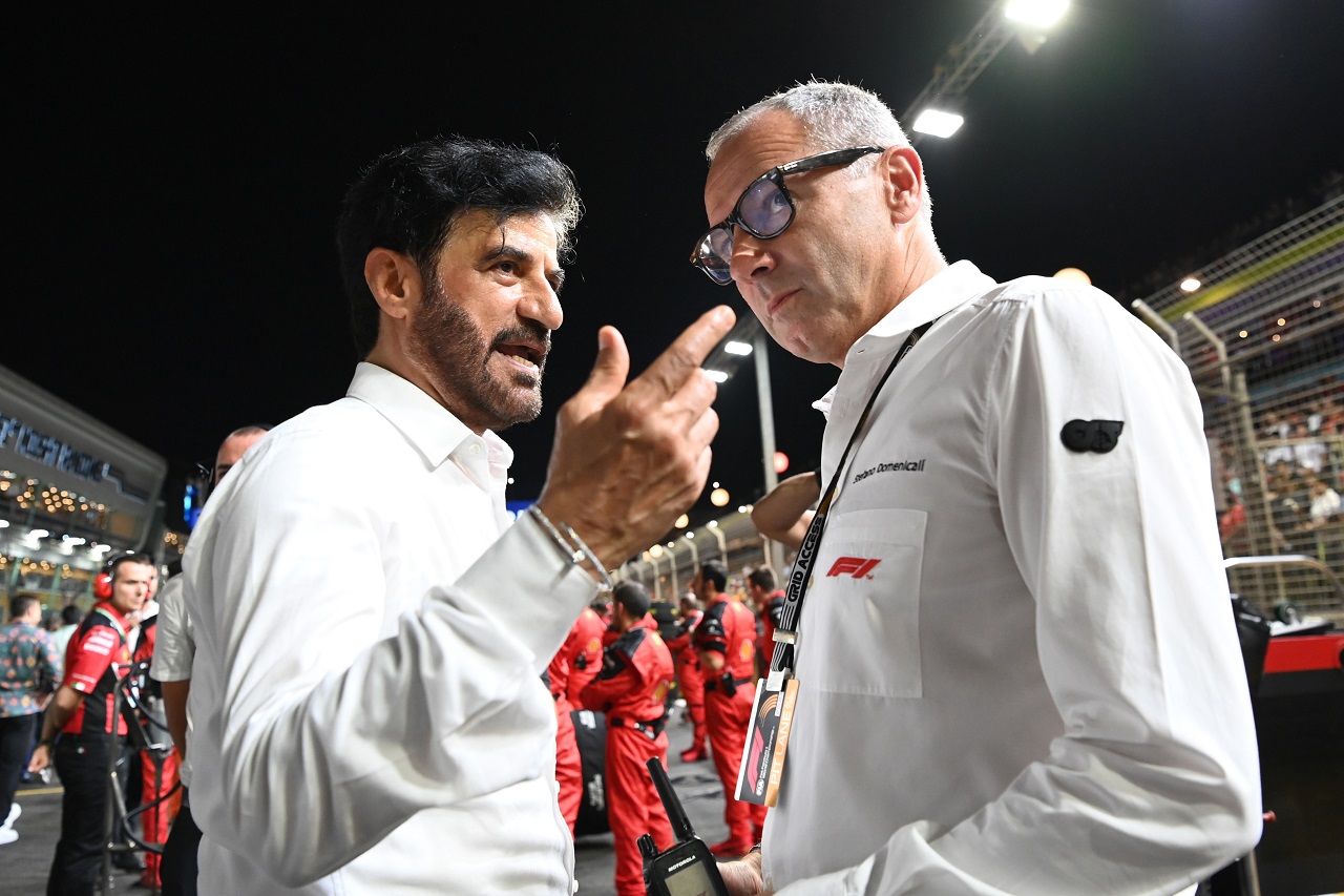 モハメド・ビン・スライエムFIA会長とステファノ・ドメニカリF1 CEO