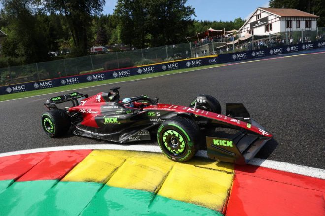 2023年F1第13戦ベルギーGP　『Kick』をフィーチャーしたスペシャルカラーのC43