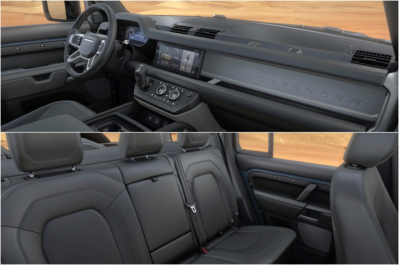 インテリアではグレインレザーシートやコールドクライメートパック、メタル、さらにイルミネーション機能とカウンティグラフィック付きのトレッドプレートの人気オプションを標準とした