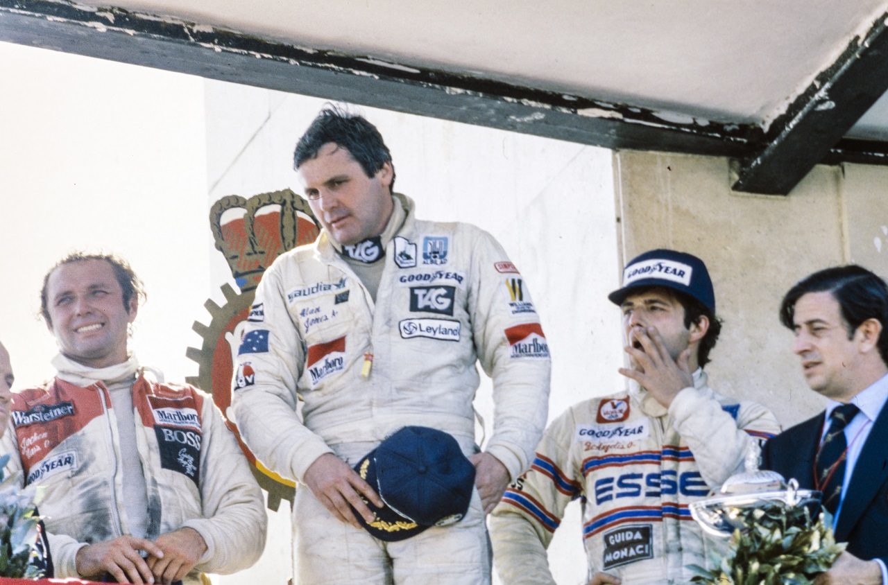 1980年F1スペインGP表彰式 autosport web