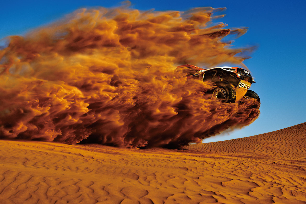 TOYOTA GAZOO Racingの新TVCM『WILD MOMENT』に登場するGRダカールハイラックスT1＋