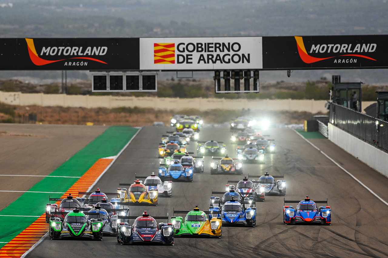 2023年ELMS第3戦アラゴン 　ポール・トゥ・ウインを飾った22号車オレカ07・ギブソン（スタート担当はフィル・ハンソン）