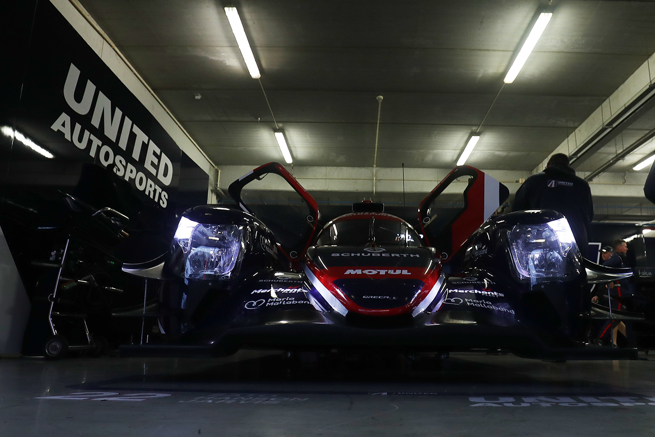 2023年ELMSに参戦したユナイテッド・オートスポーツの22号車オレカ07・ギブソン（佐藤万璃音／オリバー・ジャービス／フィル・ハンソン）