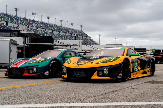AWAが2024年のIMSAウェザーテック・スポーツカー選手権で走らせる2台のシボレー・コルベットZ06 GT3.R