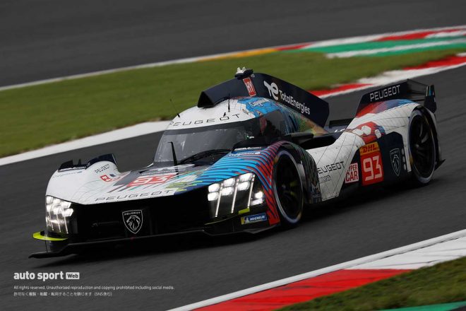 WEC世界耐久選手権のハイパーカークラスに参戦している93号車プジョー9X8