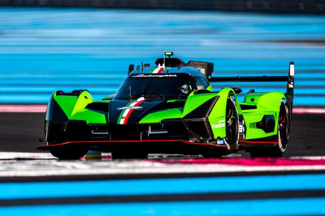 南仏のポール・リカールでテストを行う、ランボルギーニ・アイアン・リンクスの『ランボルギーニSC63』