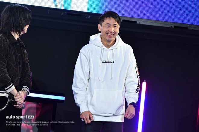 『auto sport CUP @ TOKYO AUTO SALON 2024 by グランツーリスモ7』に出演した松田次生