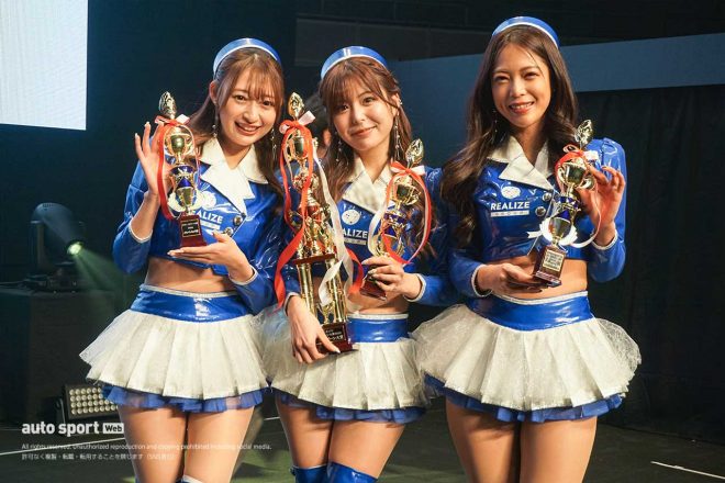 原あゆみさん、水瀬琴音さん、宇佐美なおさんの3名が賞を受賞したリアライズガールズ