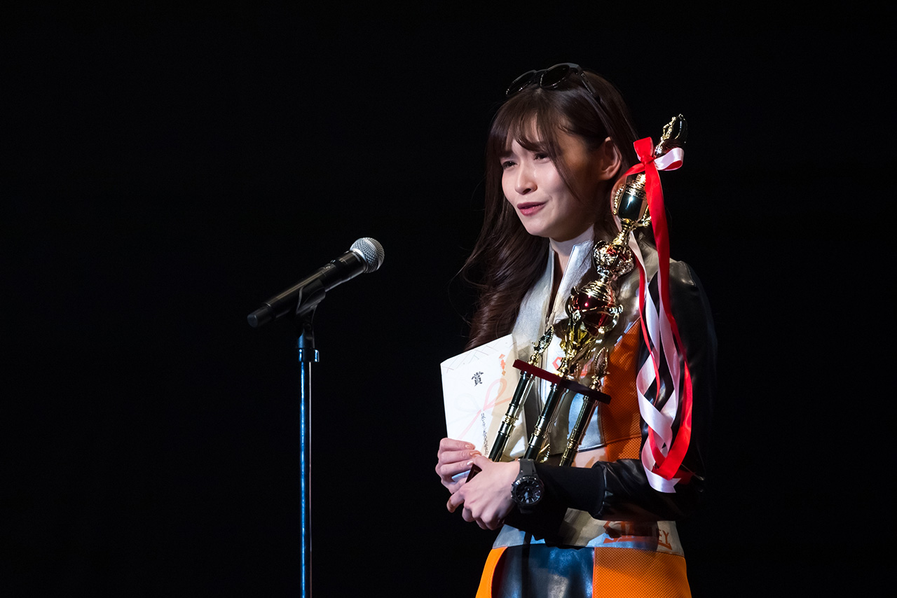 日本レースクイーン大賞受賞を受賞した仲美由紀さん