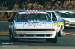 1985年の全日本ツーリングカー選手権最終戦インターTECを戦ったミノルタα-7000 CELICA。関谷正徳、小河等、鈴木利男がドライブした。