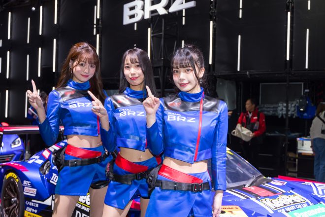 桜田莉菜、楠木絢、青山水咲／SUBARU/STI