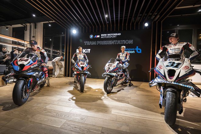 2024年WorldSBKに参戦するROKiT BMW Motorrad WorldSBK TeamとBonovo Action BMW