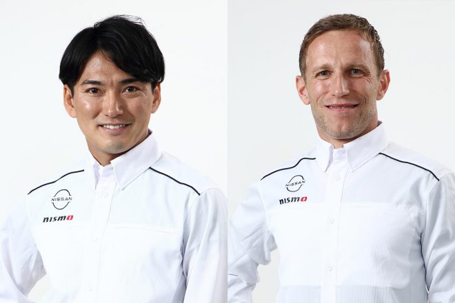NISMOから2024年のスーパーGTに参戦する千代勝正とロニー・クインタレッリ