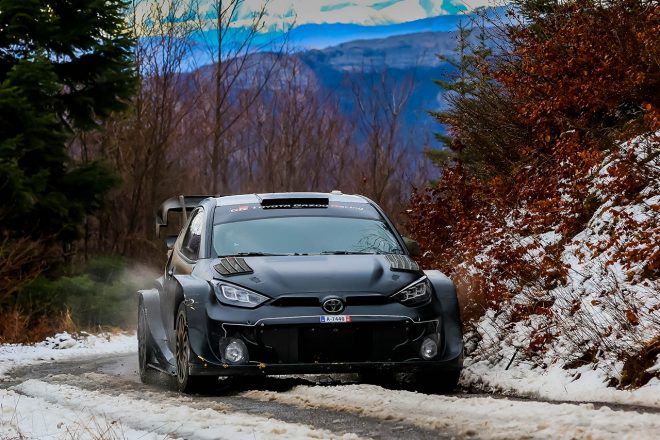 プレイベントテストに参加したトヨタGRヤリス・ラリー1