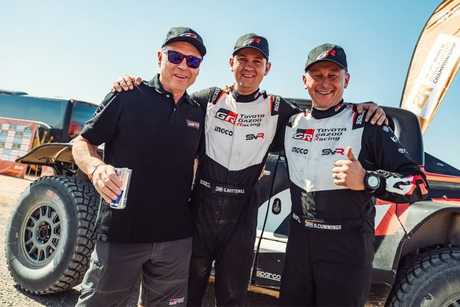 TOYOTA GAZOO Racing勢の中で最上位となったガイ・ボッテリル／ブレット・カミングス組（トヨタGRダカールハイラックス・エボT1U）　ダカールラリー2024