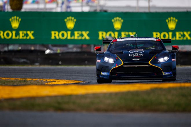 23号車アストンマーティン・バンテージGT3エボ（ハート・オブ・レーシングチーム）　2024年IMSA公式テスト