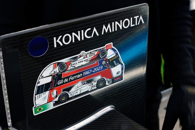 ウェイン・テイラー・レーシング・ウィズ・アンドレッティの10号車アキュラARX-06にはジル・ド・フェランを追悼する装飾も