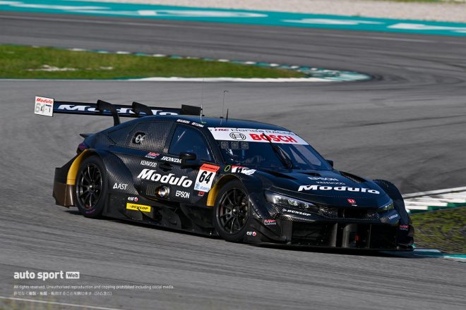2024スーパーGTセパンテスト　Modulo Nakajima Racingの64号車Modulo CIVIC TYPE R-GT