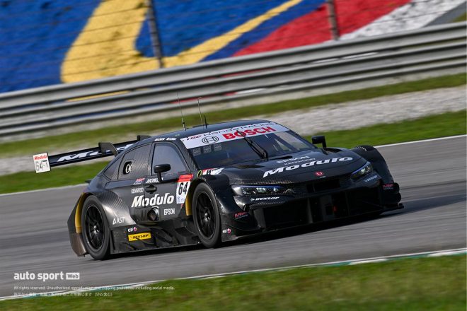 2024スーパーGTセパンテスト　Modulo Nakajima Racingの64号車Modulo CIVIC TYPE R-GT