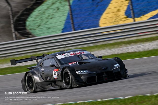 2024スーパーGTセパンテスト　TCDの90号車トヨタGRスープラ