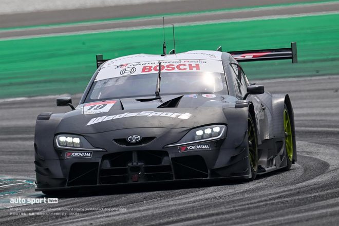 2024スーパーGTセパンテスト　TGR TEAM WedsSport BANDOHの19号車トヨタGRスープラ