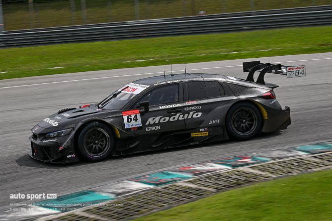 2024スーパーGTセパンテスト　Modulo Nakajima Racingの64号車Modulo CIVIC TYPE R-GT