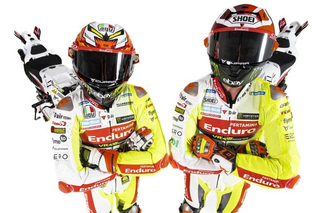 2024MotoGP：マルコ・ベゼッチとファビオ・ディ・ジャンアントニオ（プルタミナ・エンデューロ・VR46レーシング・チーム）